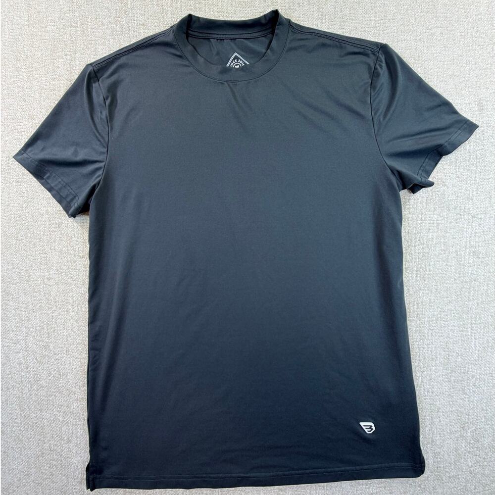Burlebo Mens Medium Gray Short Sleeve T Shirt Outdoor Hunting Casual Graphic Tee